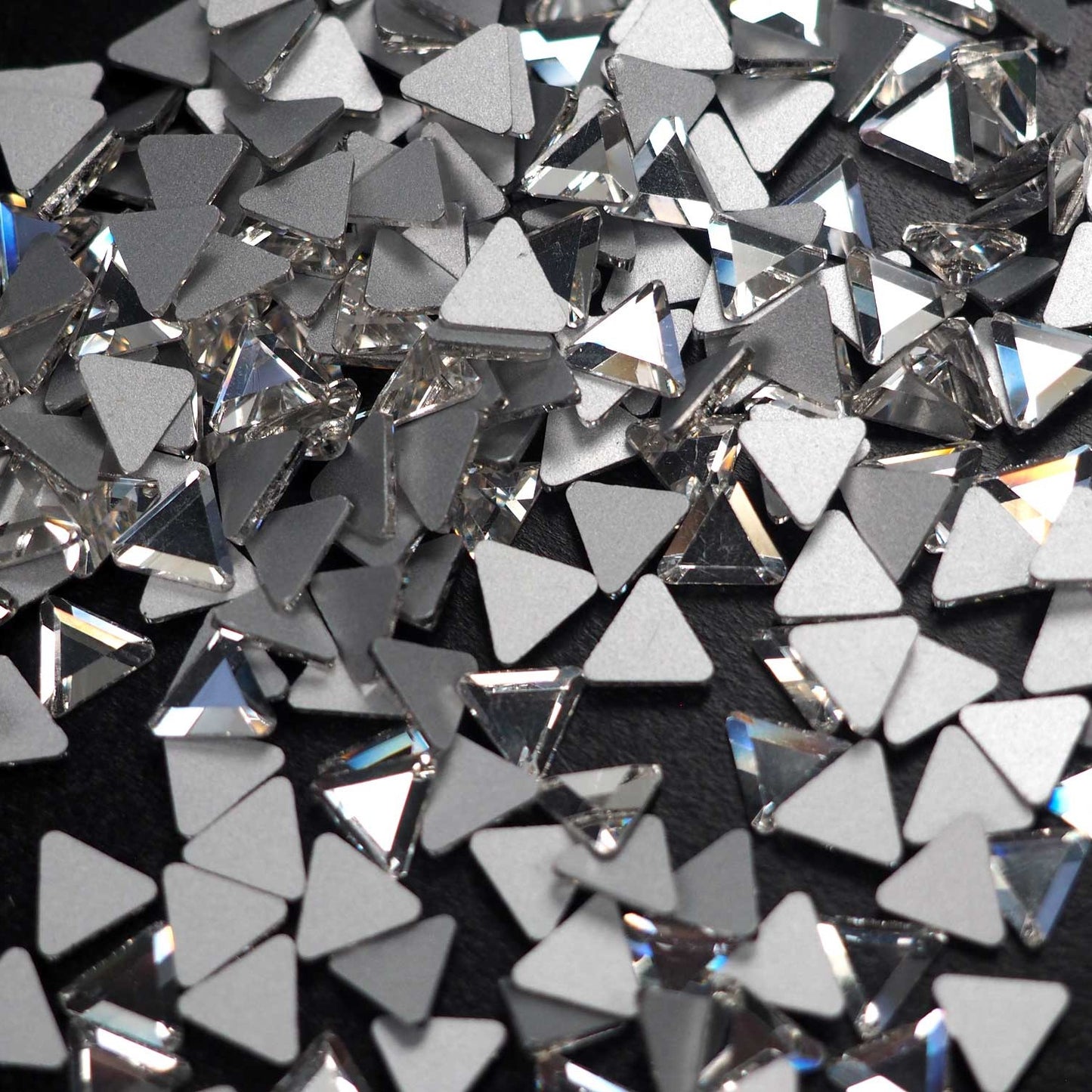 Preciosa Triangle shape flat back rhinestone crystal non hotfix