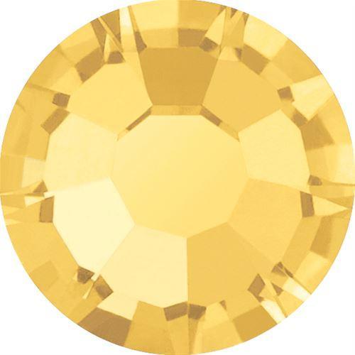 Preciosa Blond Flare flat back rhinestone crystal non hotfix