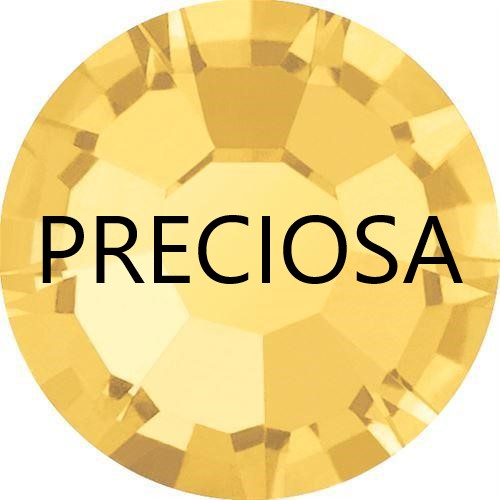 Preciosa Blond Flare flat back rhinestone crystal non hotfix