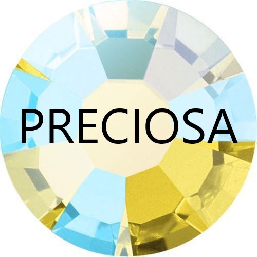Preciosa Citrine AB flat back rhinestone crystal non hotfix