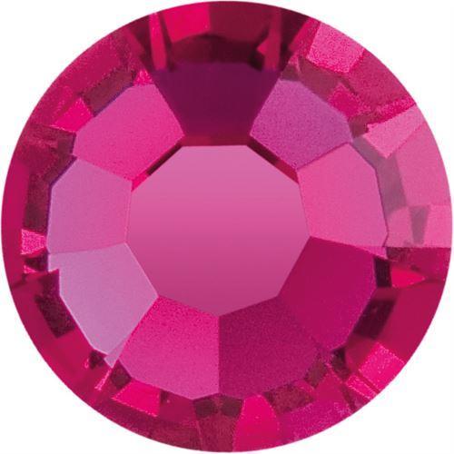 Preciosa Fuchsia flat back rhinestone crystal non hotfix