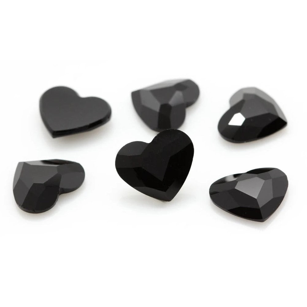 Preciosa Heart shape flat back rhinestone crystal non hotfix