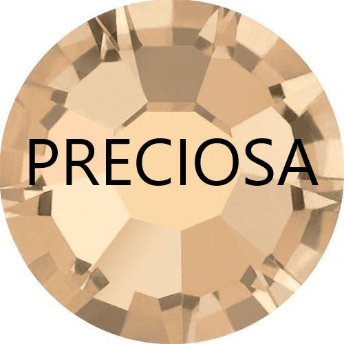 Preciosa Honey flat back rhinestone crystal non hotfix