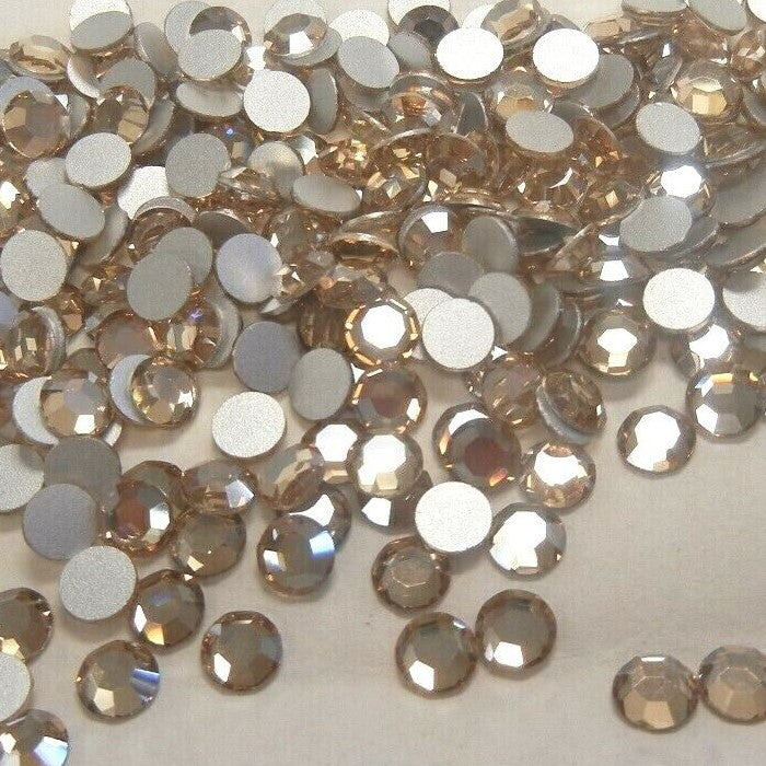 Preciosa Honey flat back rhinestone crystal non hotfix