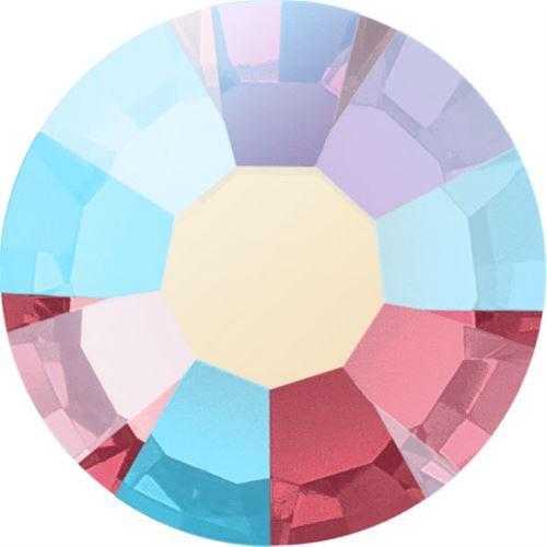 Preciosa Indian Pink AB flat back rhinestone crystal non hotfix