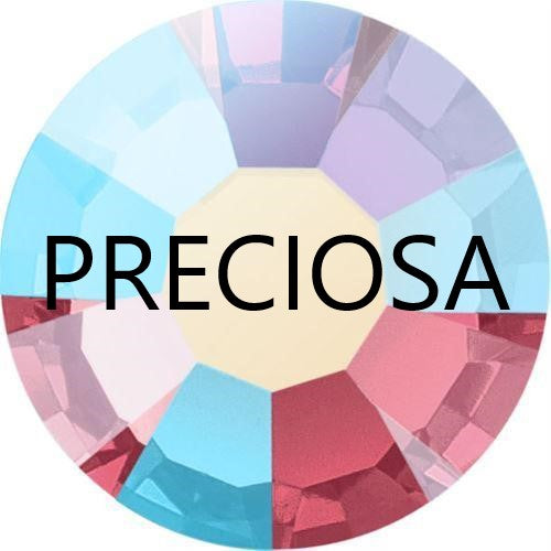 Preciosa Indian Pink AB flat back rhinestone crystal non hotfix
