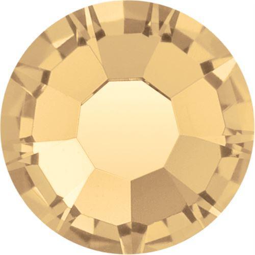 Preciosa Light Colorado Topaz flat back rhinestone crystal non hotfix