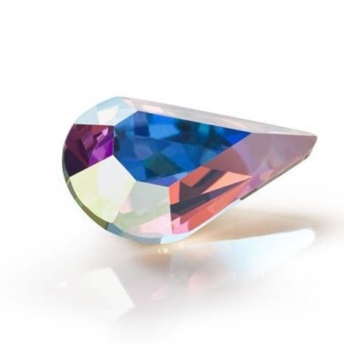 Preciosa Pear shape flat back rhinestone crystal non hotfix