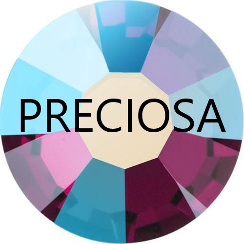 Preciosa Ruby AB flat back rhinestone crystal non hotfix