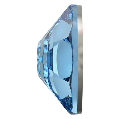 Swarovski Aquamarine flat back rhinestone crystal non hotfix