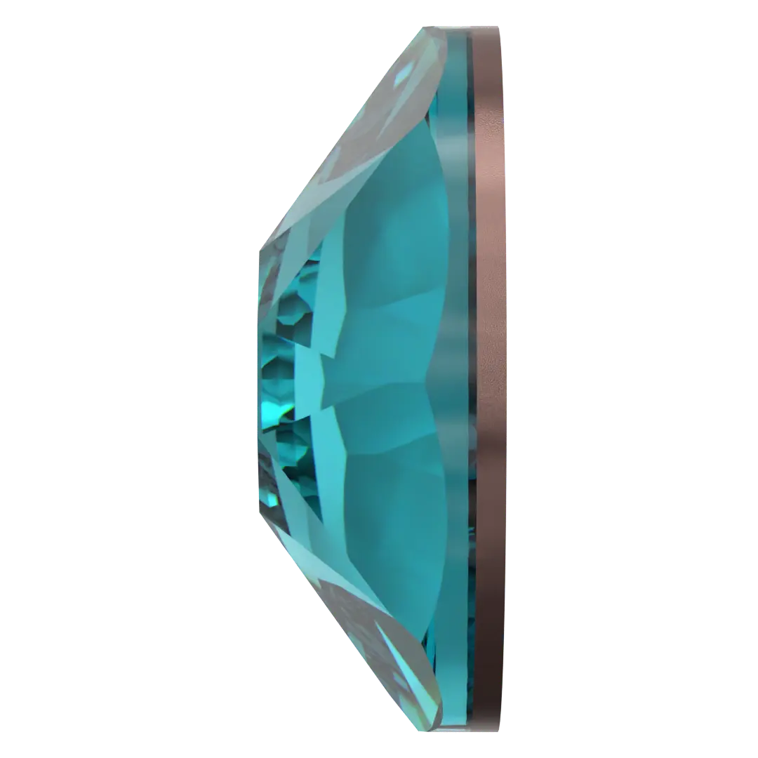 Swarovski Blue Zircon flat back rhinestone crystal non hotfix