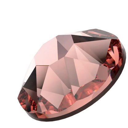 Swarovski Blush Rose flat back rhinestone crystal non hotfix