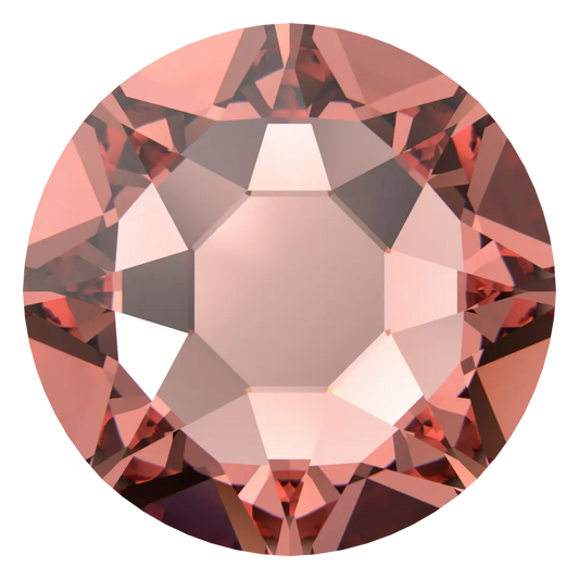 Swarovski Blush Rose flat back rhinestone crystal non hotfix