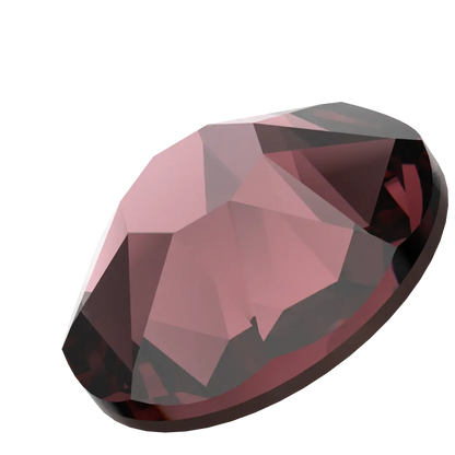 Swarovski Burgundy flat back rhinestone crystal non hotfix