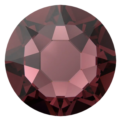 Swarovski Burgundy flat back rhinestone crystal non hotfix