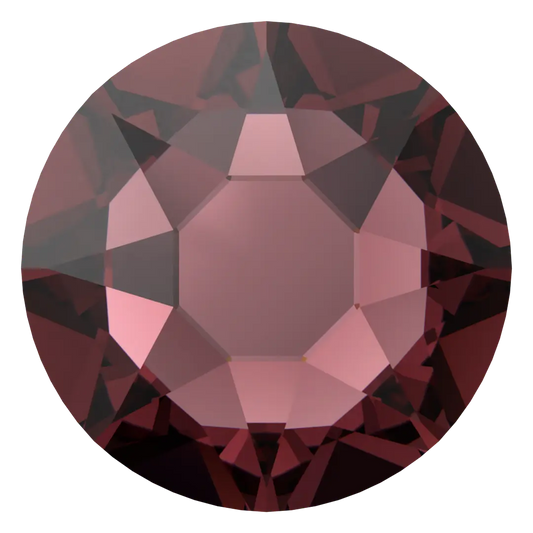 Swarovski Burgundy flat back rhinestone crystal non hotfix