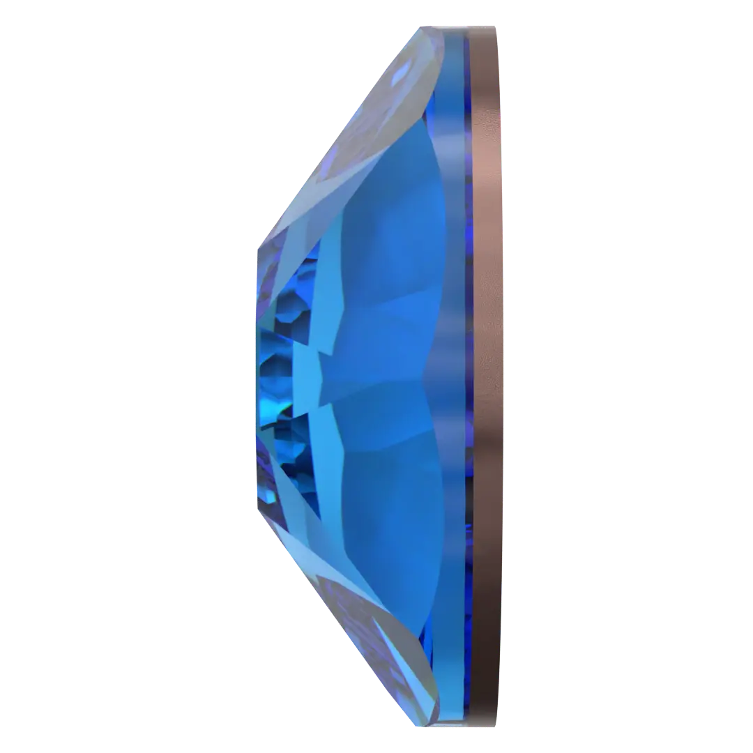 Swarovski Capri Blue flat back rhinestone crystal non hotfix