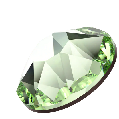 Swarovski Chrysolite flat back rhinestone crystal non hotfix