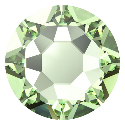 Swarovski Chrysolite flat back rhinestone crystal non hotfix