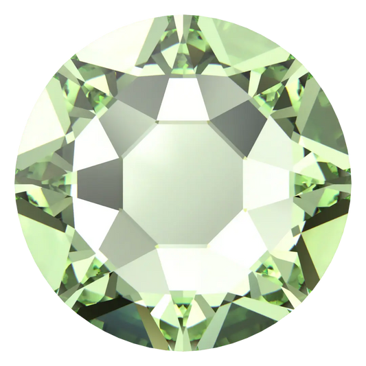 Swarovski Chrysolite flat back rhinestone crystal non hotfix