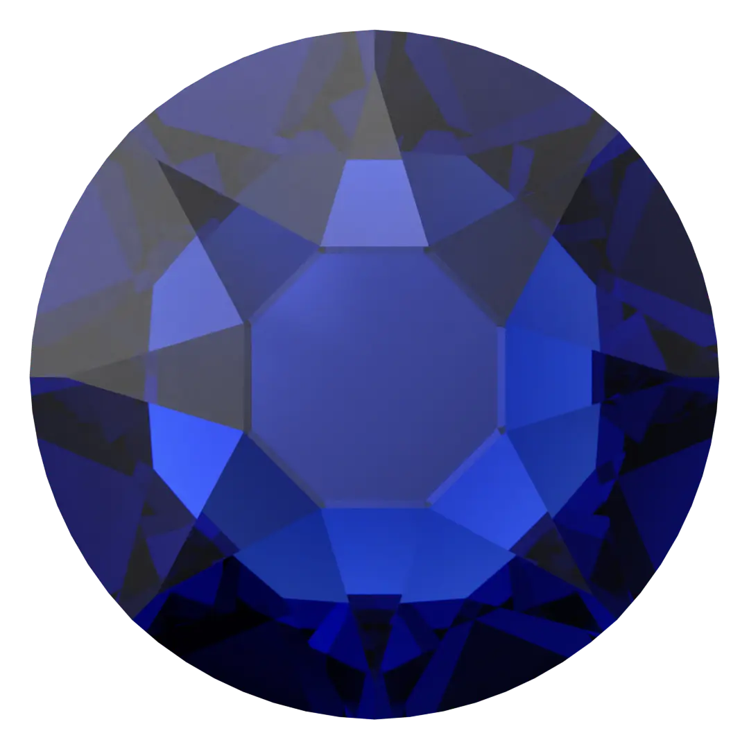 Swarovski Cobalt flat back rhinestone crystal non hotfix