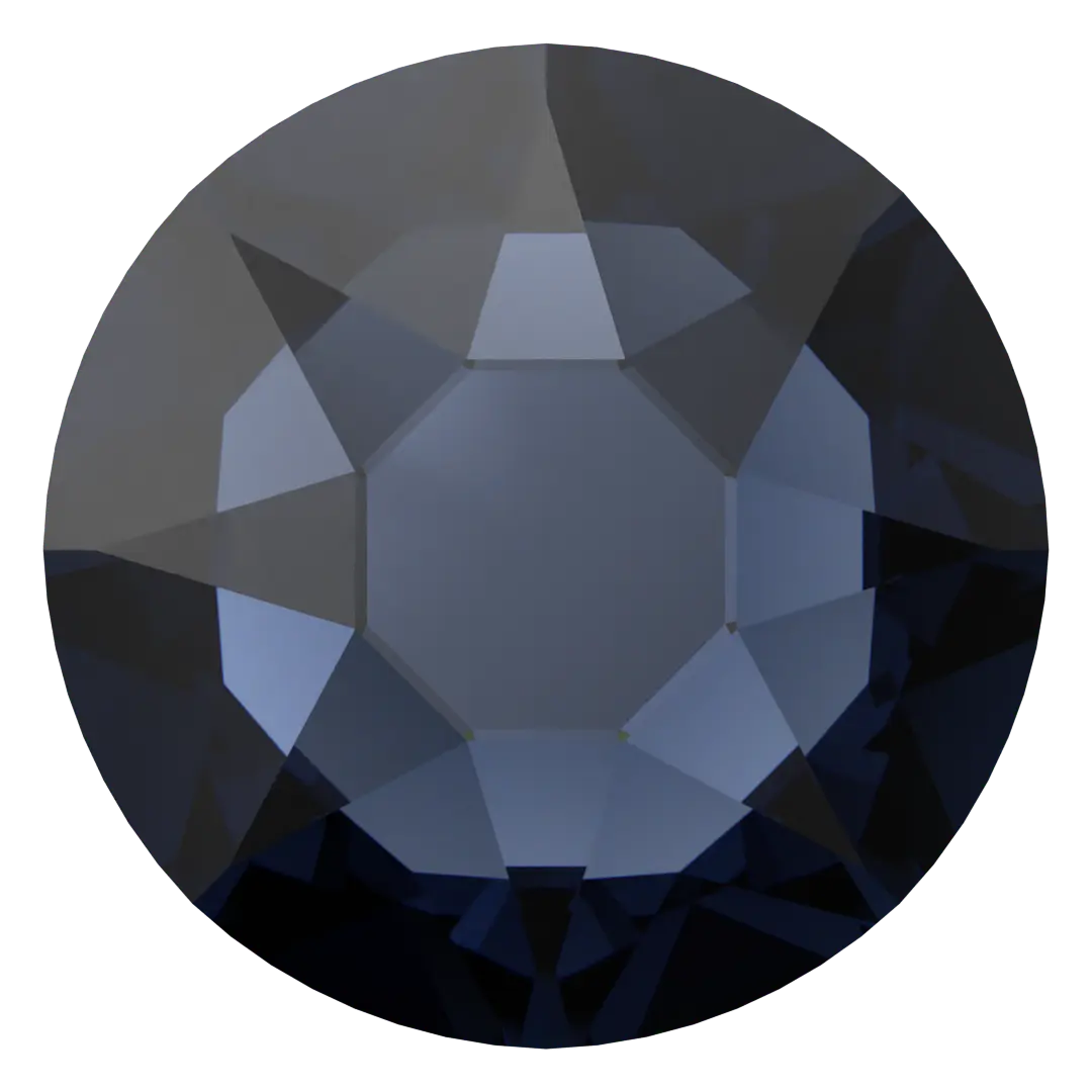 Swarovski Dark Indigo flat back rhinestone crystal non hotfix