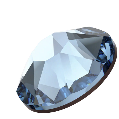 Swarovski Denim Blue flat back rhinestone crystal non hotfix