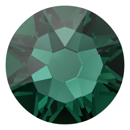 Swarovski Emerald flat back rhinestone crystal non hotfix