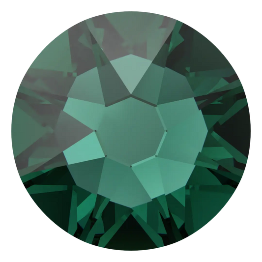 Swarovski Emerald flat back rhinestone crystal non hotfix