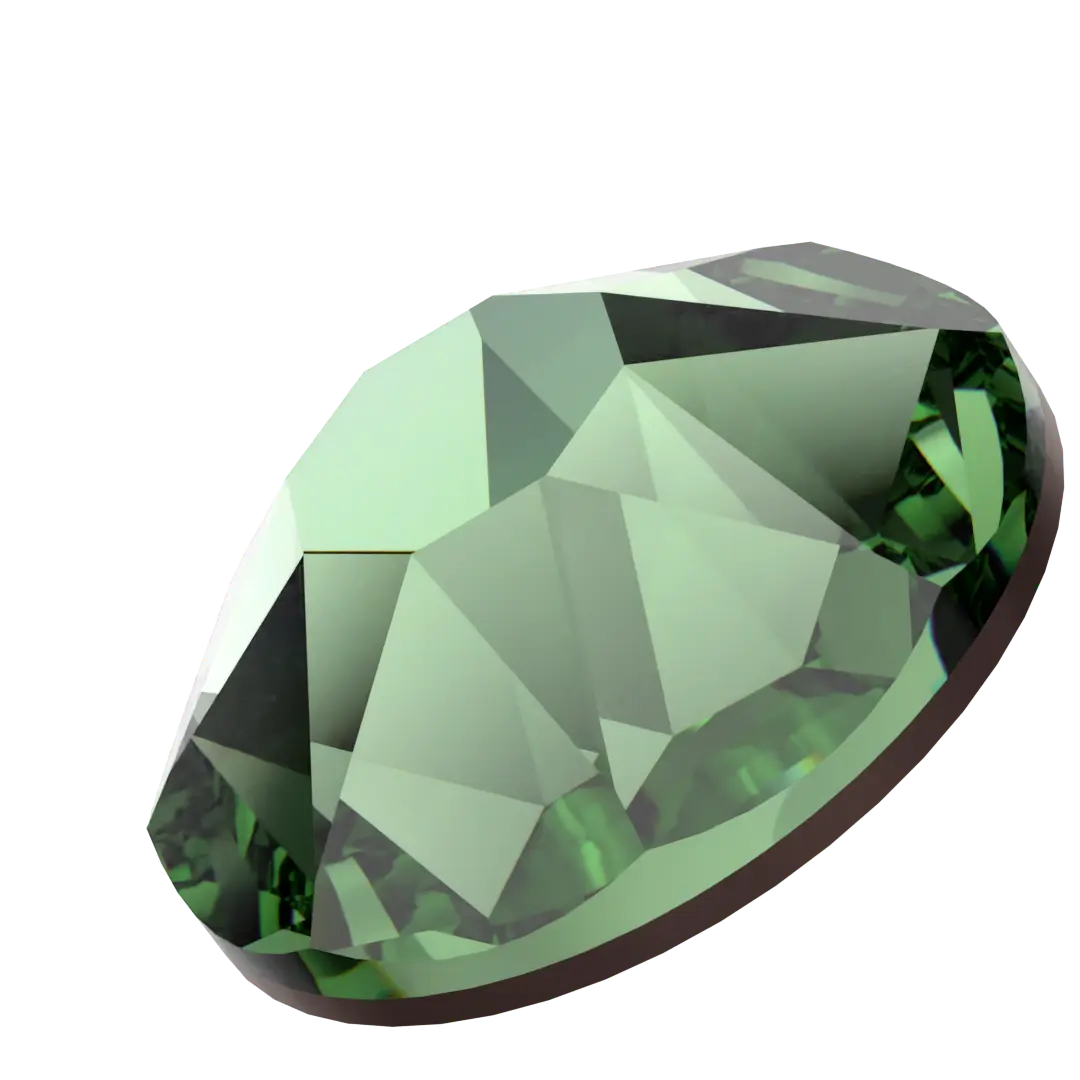 Swarovski Erinite flat back rhinestone crystal non hotfix