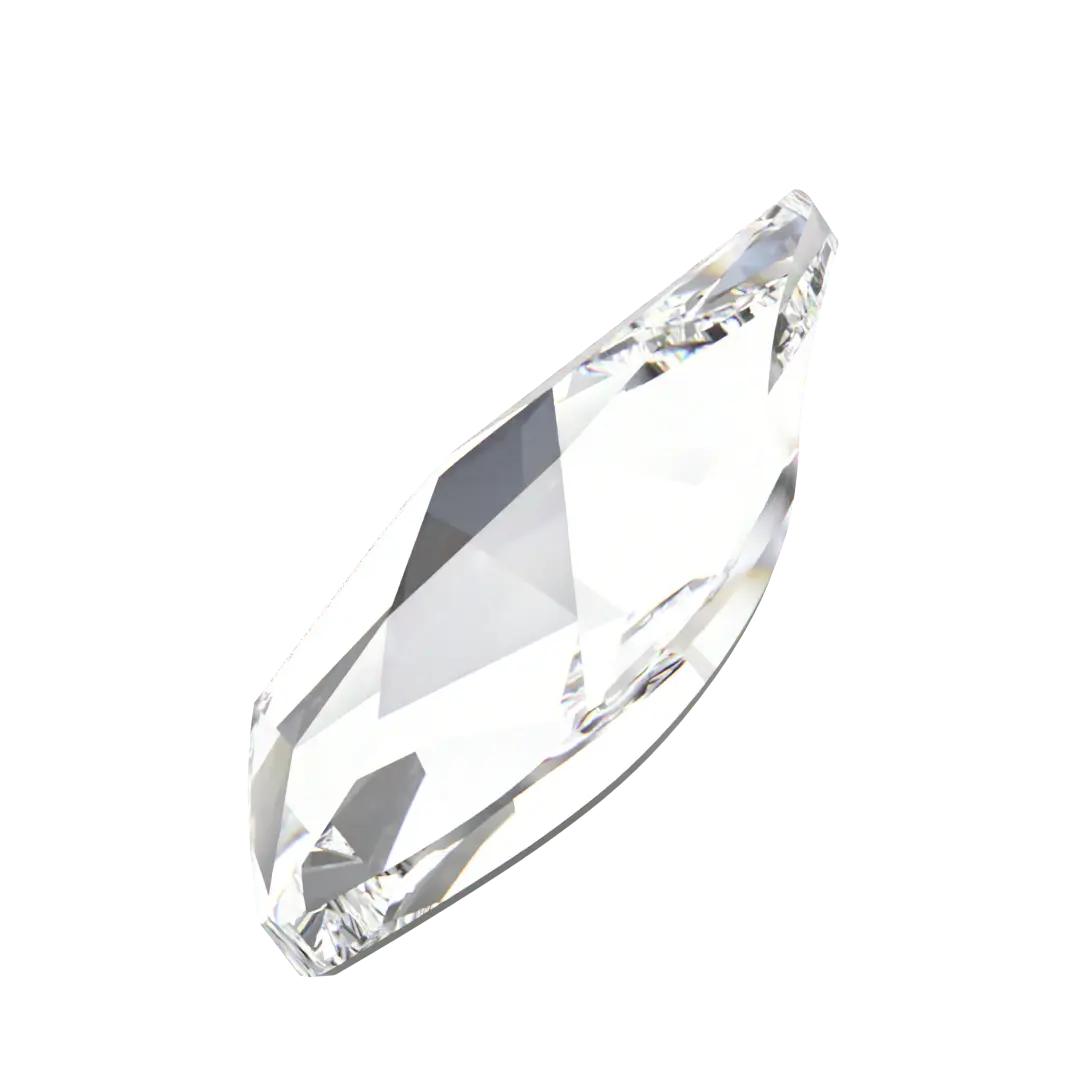 Swarovski Flame shape flat back rhinestone crystal non hotfix