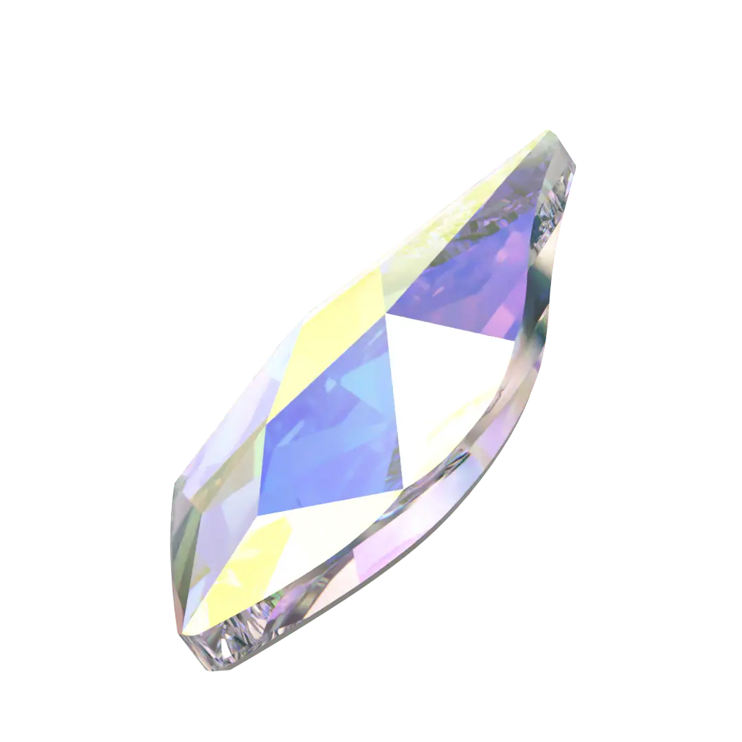 Swarovski Flame shape flat back rhinestone crystal non hotfix