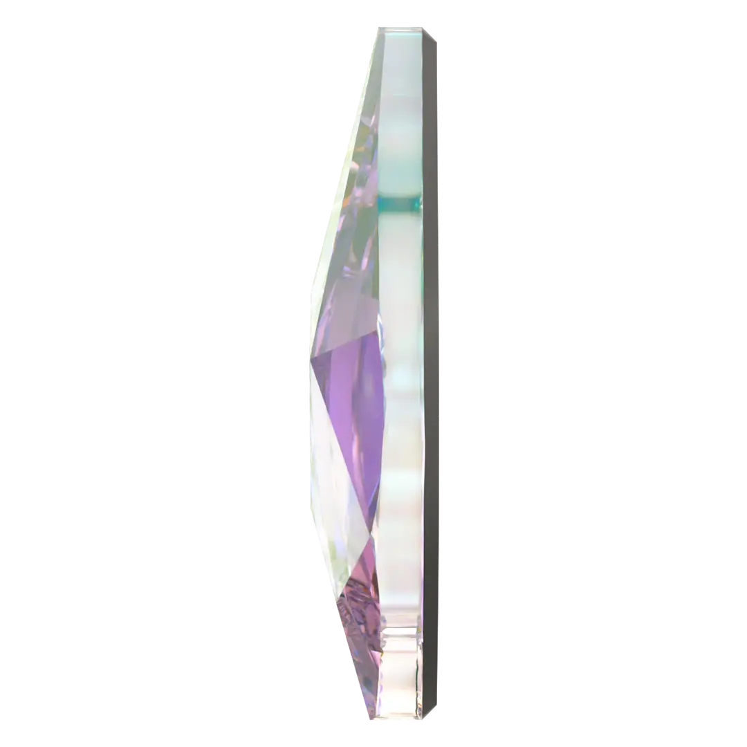 Swarovski Flame shape flat back rhinestone crystal non hotfix