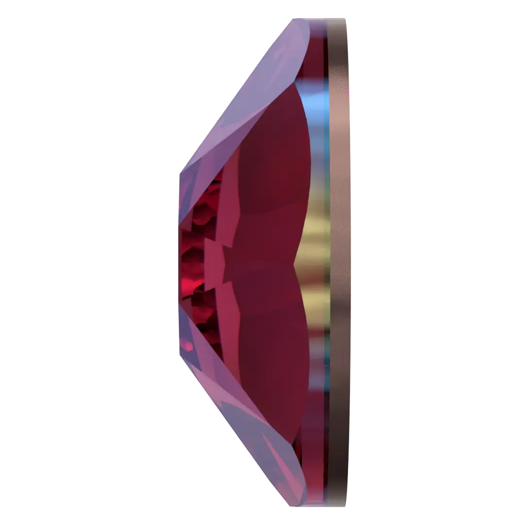 Swarovski Fuchsia Shimmer flat back rhinestone crystal non hotfix