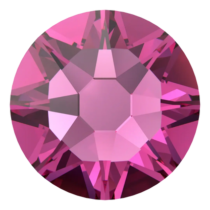 Swarovski Fuchsia flat back rhinestone crystal non hotfix