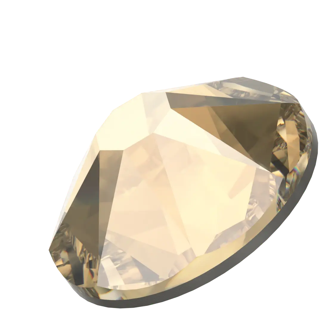 Swarovski Golden Shadow flat back rhinestone crystal non hotfix