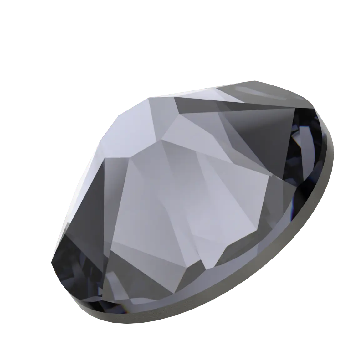 Swarovski Graphite flat back rhinestone crystal non hotfix