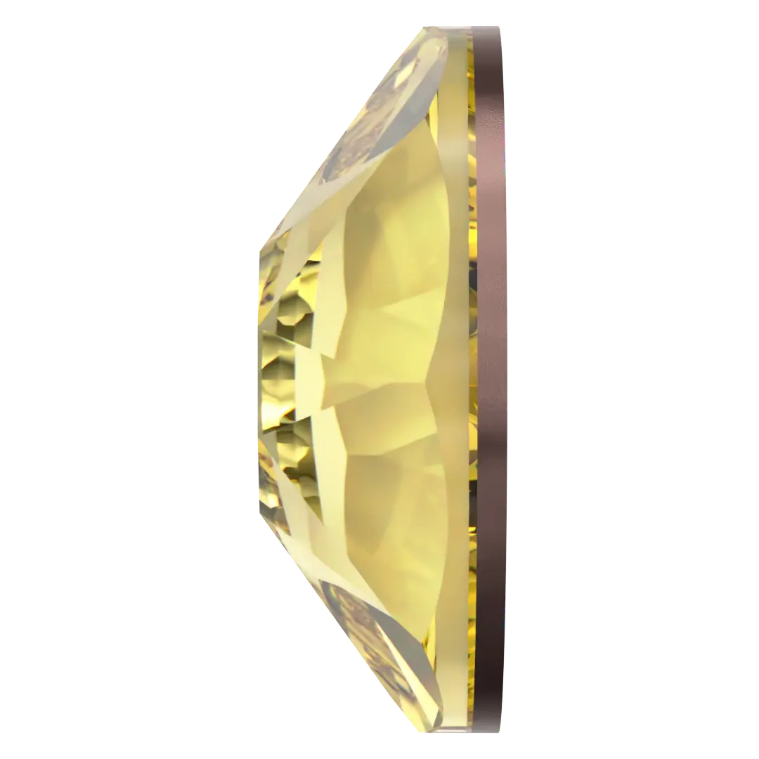 Swarovski Jonquil flat back rhinestone crystal non hotfix