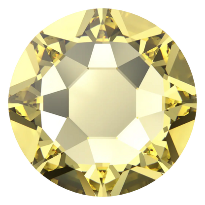 Swarovski Jonquil flat back rhinestone crystal non hotfix