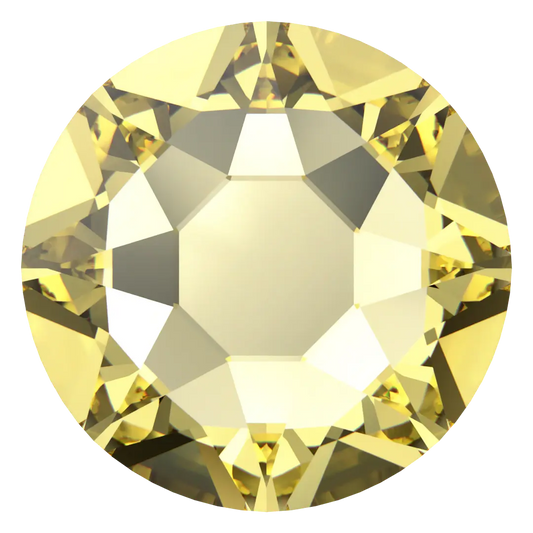Swarovski Jonquil flat back rhinestone crystal non hotfix