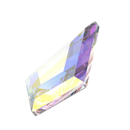 Swarovski Kite shape flat back rhinestone crystal non hotfix in Crystal AB color