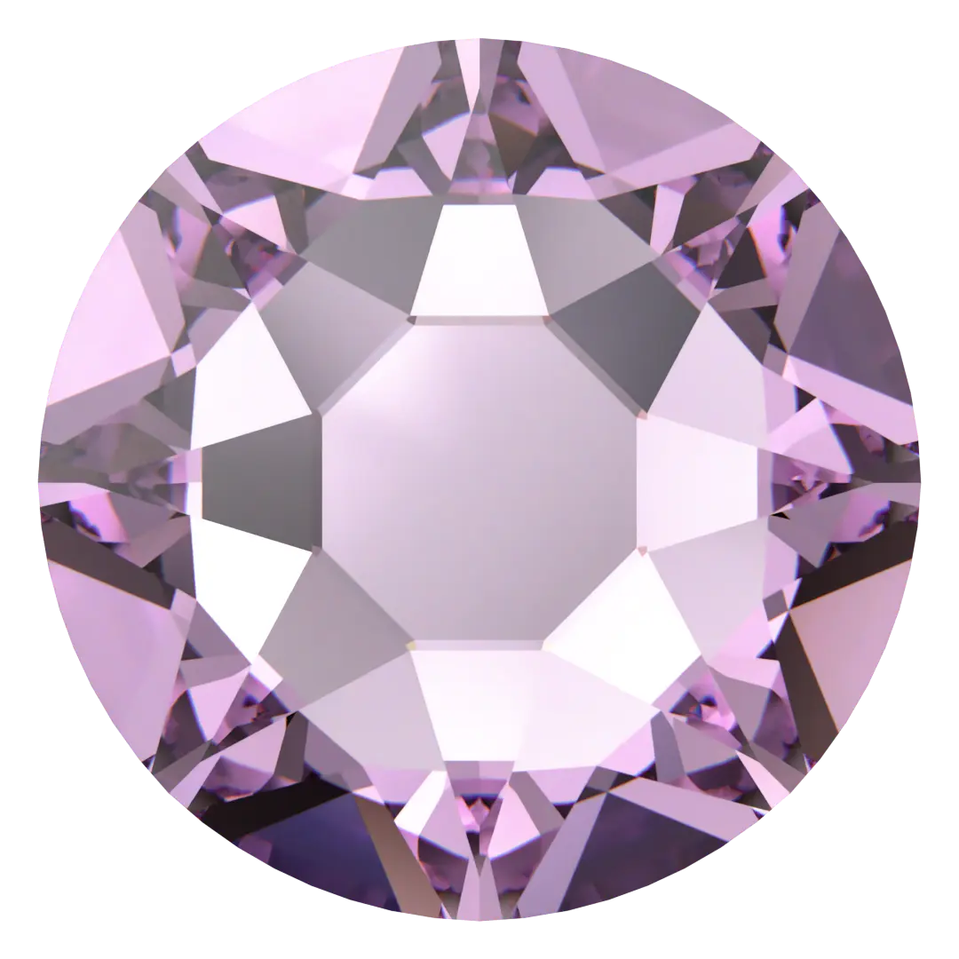 Swarovski Light Amethyst flat back rhinestone crystal non hotfix