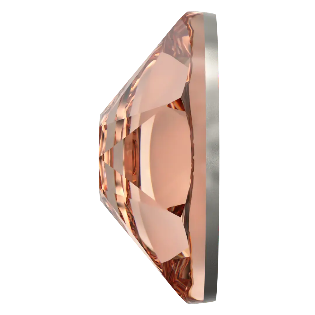 Swarovski Light Peach flat back rhinestone crystal non hotfix