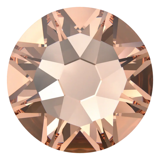 Swarovski Light Peach flat back rhinestone crystal non hotfix