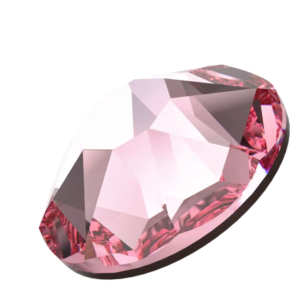 Swarovski Light Rose flat back rhinestone crystal non hotfix