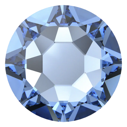 Swarovski Light Sapphire flat back rhinestone crystal non hotfix