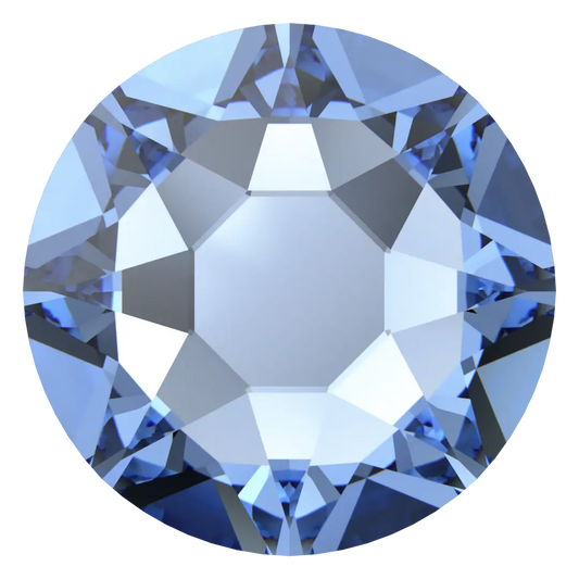 Swarovski Light Sapphire flat back rhinestone crystal non hotfix