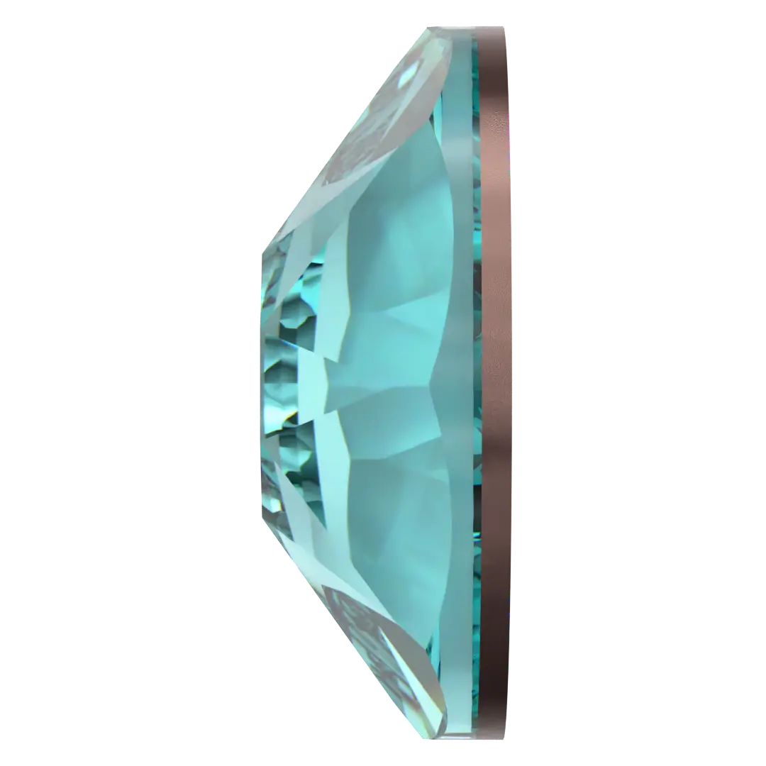 Swarovski Light Turquoise flat back rhinestone crystal non hotfix