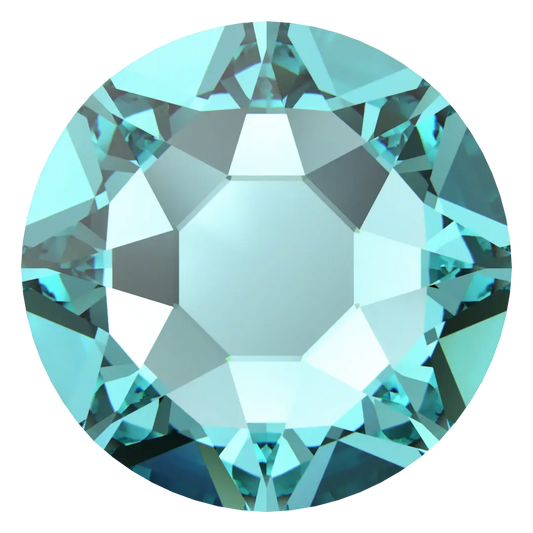 Swarovski Light Turquoise flat back rhinestone crystal non hotfix