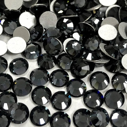 Preciosa Light Graphite flat back rhinestone crystal non hotfix